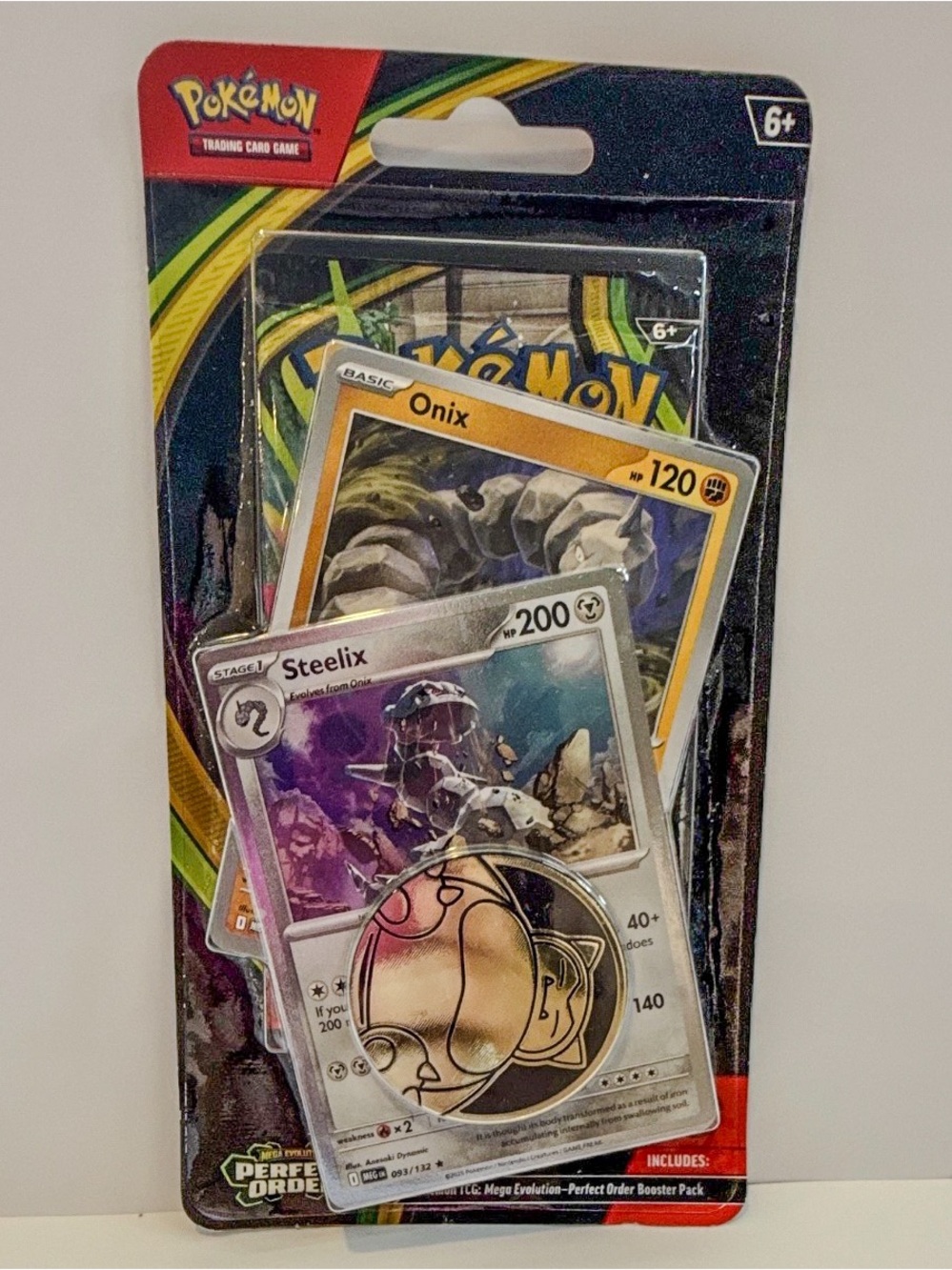 Pokémon TCG Mega Evolution Perfect Order Booster Pack Onix/Steelix Promos